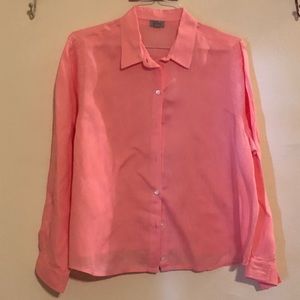 Long Sleeve Linen Top